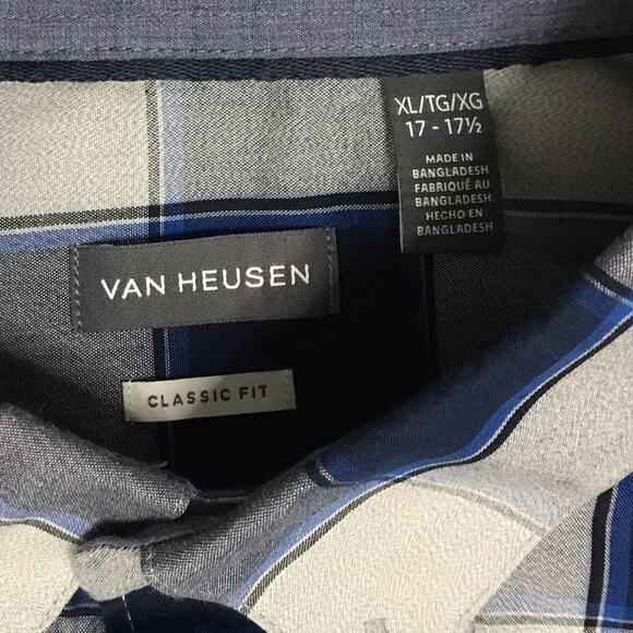 Blue Medium Square Button Down Shirt - Picture 3 of 9